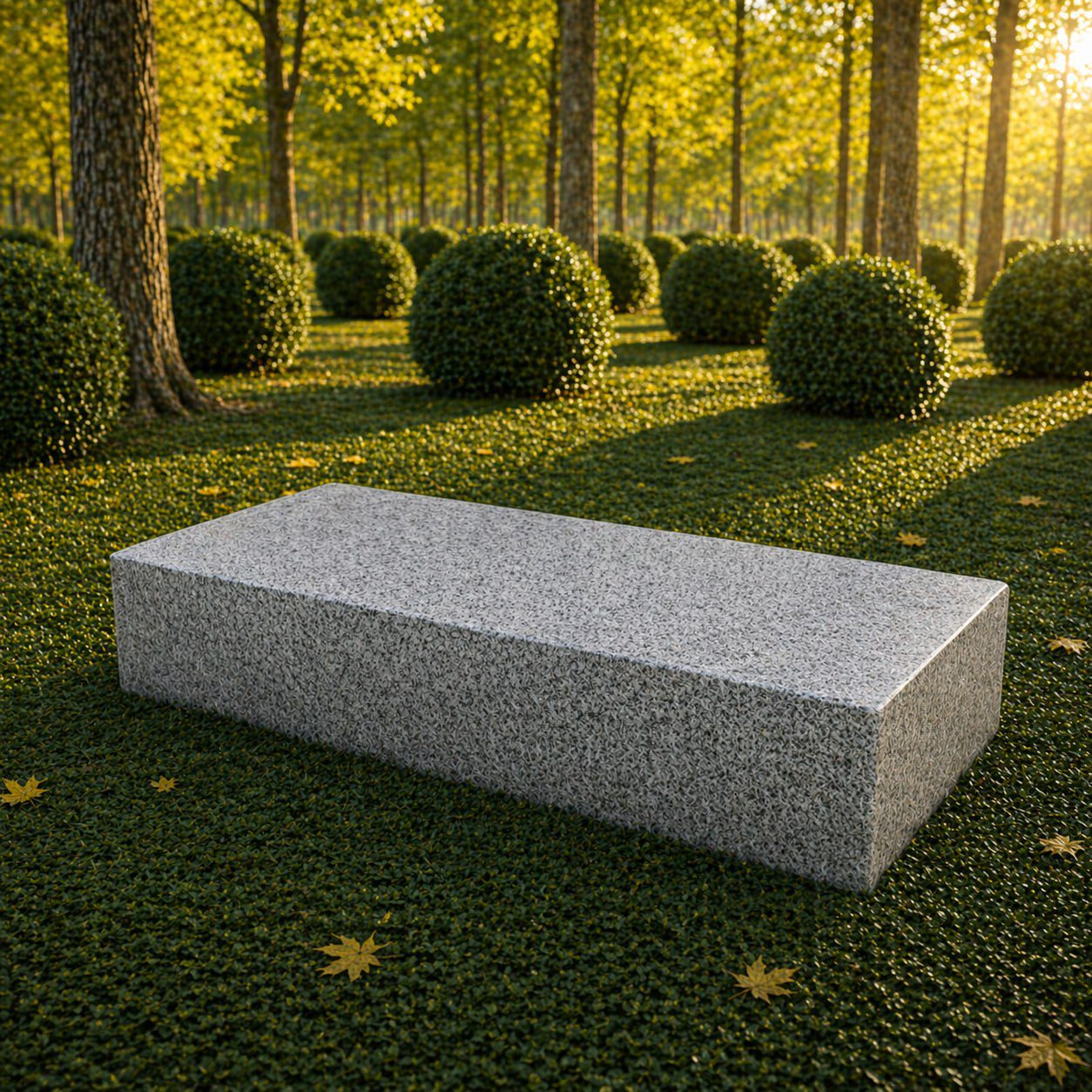 Granite Flat Grave Marker