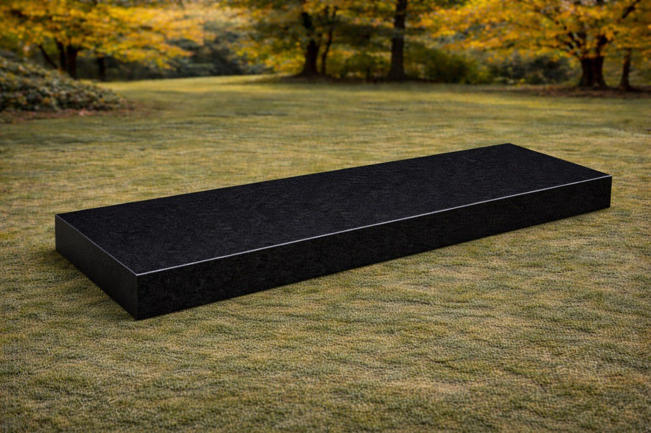 Flat Companion Granite Headstone