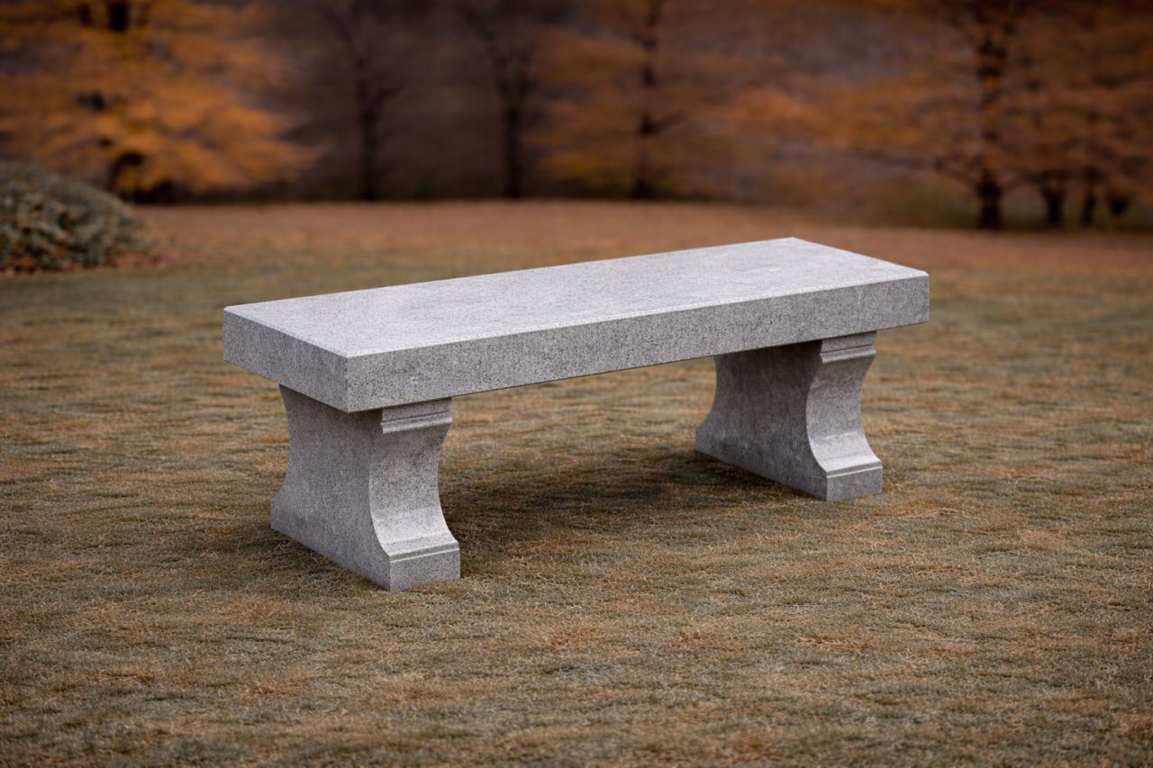 Granite Memorial Bench