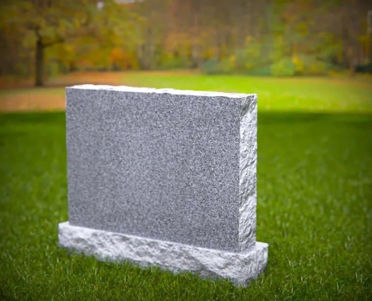 Classic Arched-Top Companion Upright Headstone