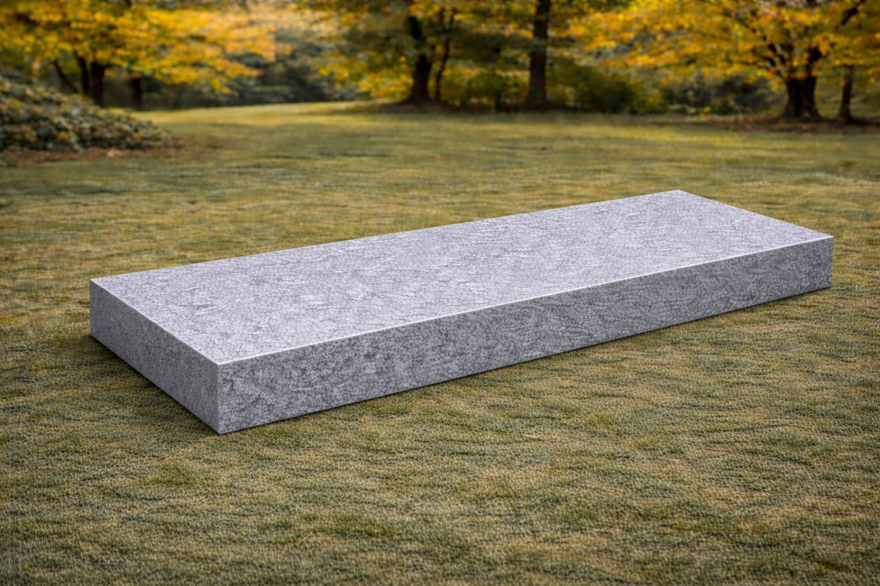 Flat Companion Granite Headstone