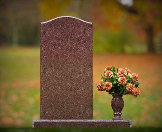 Classic Arched-Top Upright Headstone