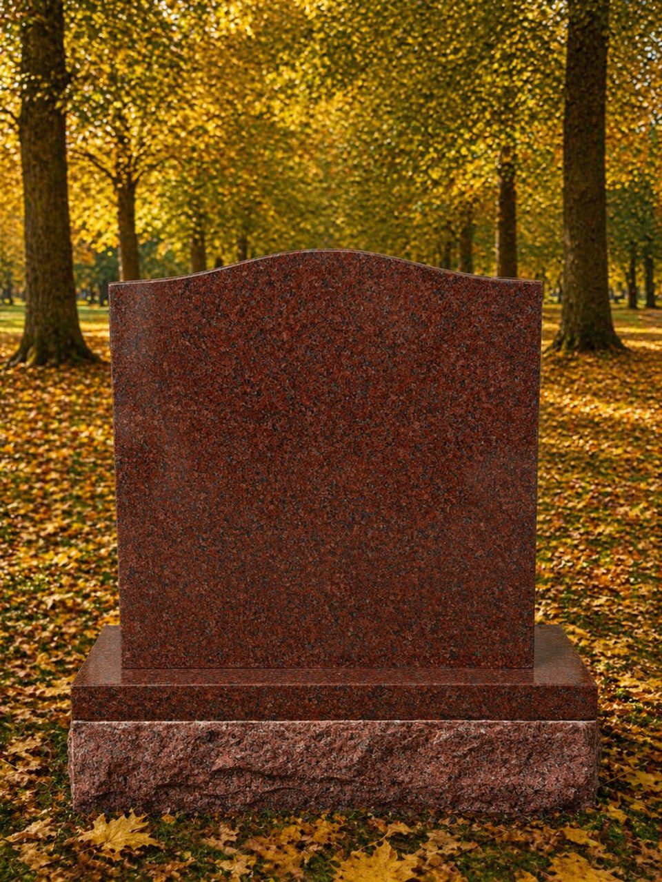 Serpentine Granite Headstone