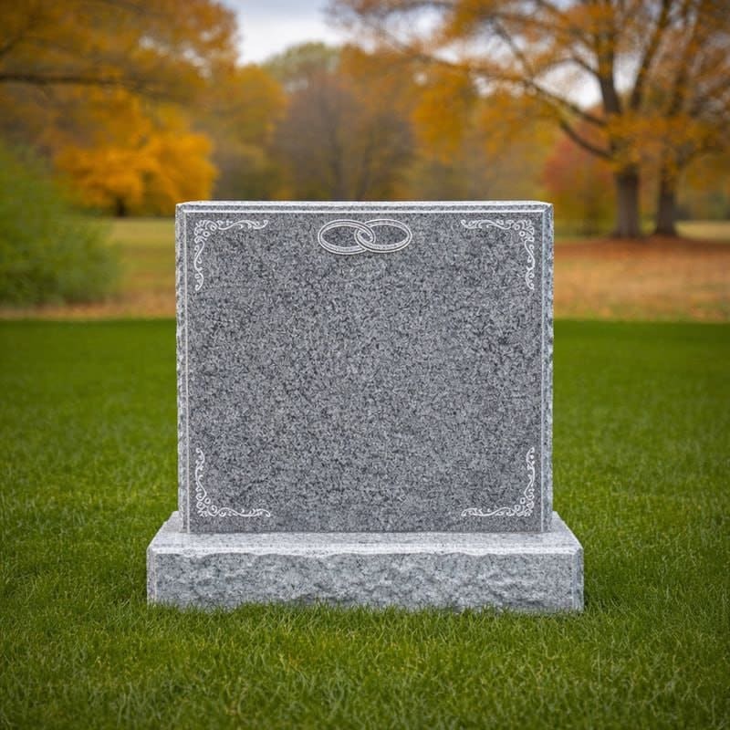 Companion Upright Granite Headstone