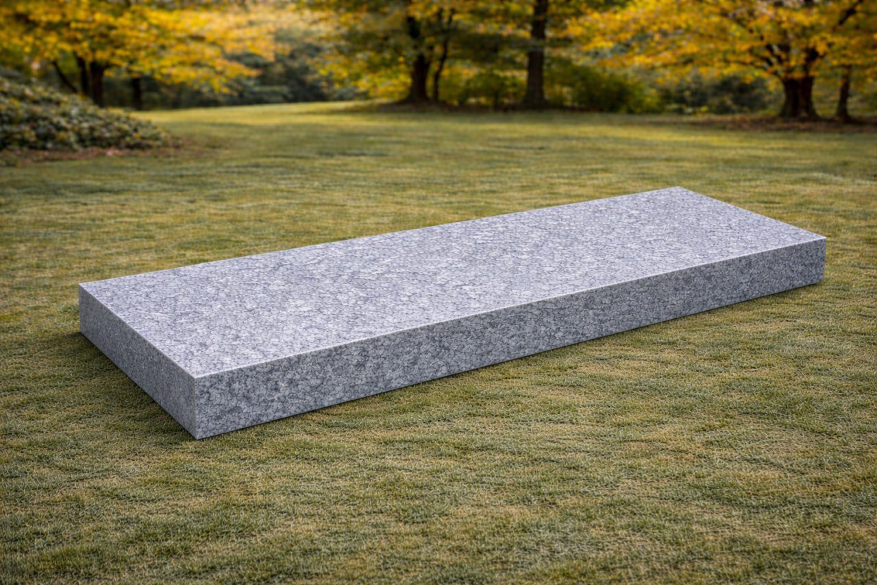Flat Companion Granite Headstone