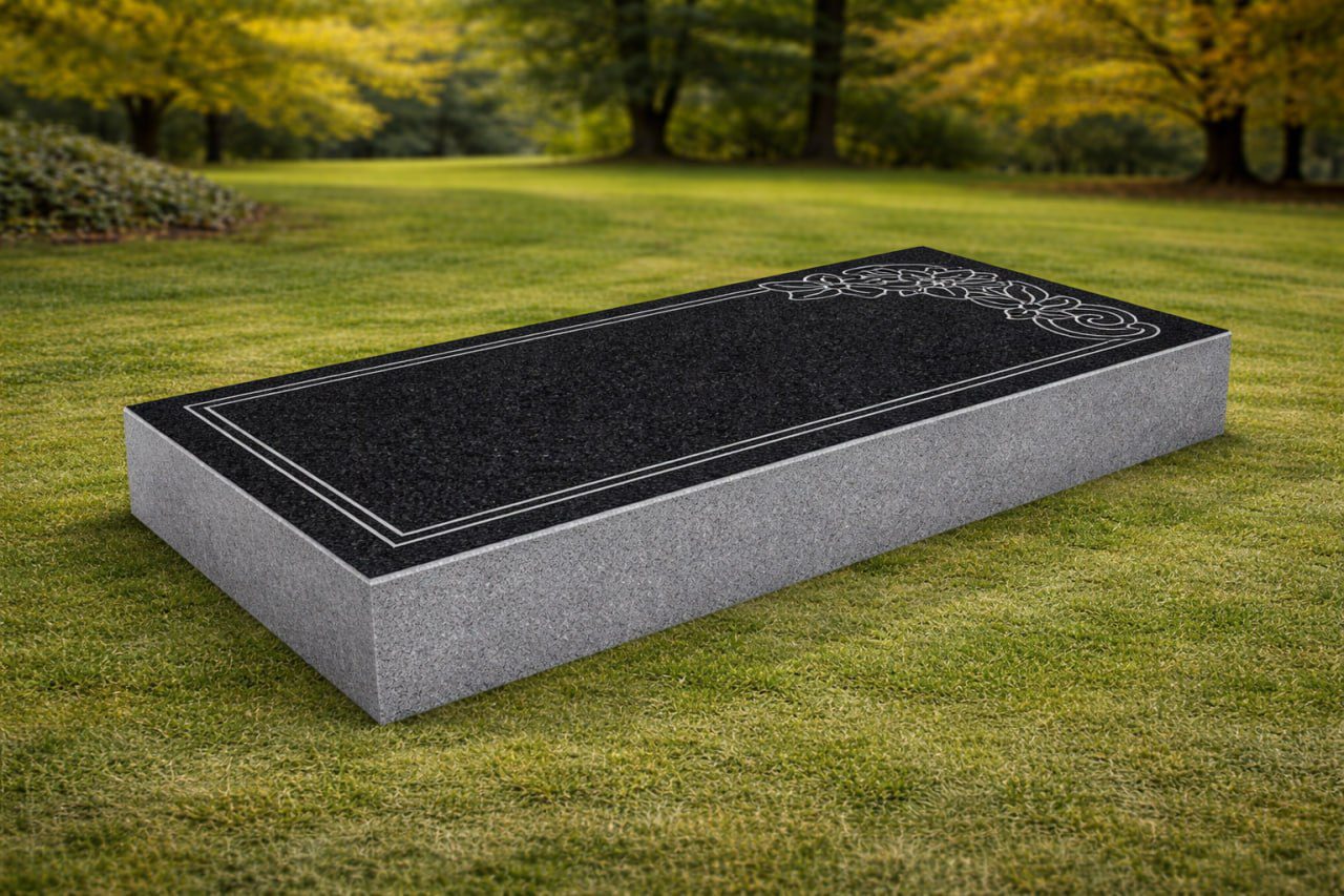 Flat Granite Headstone