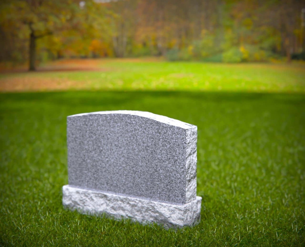 Companion Classic Arched-Top Upright Headstone