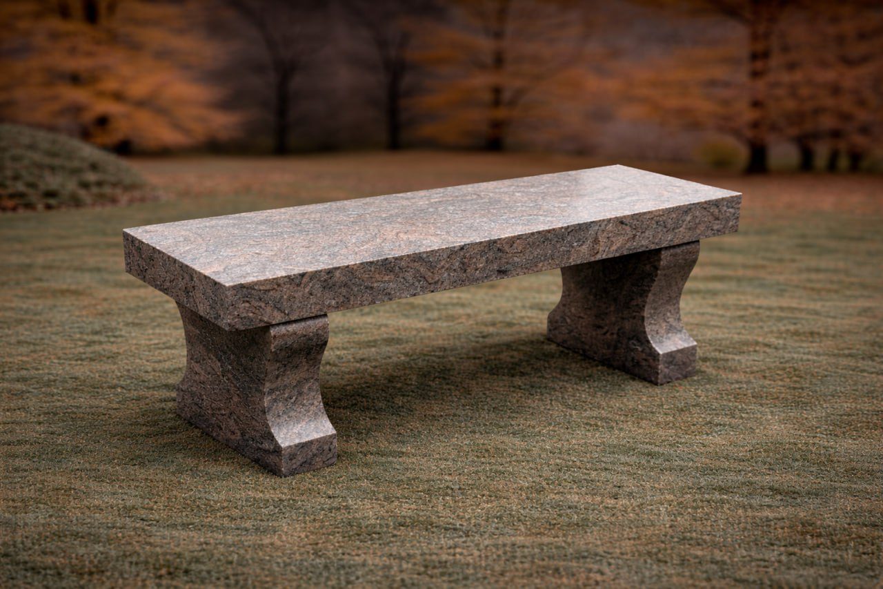 Granite Memorial Bench