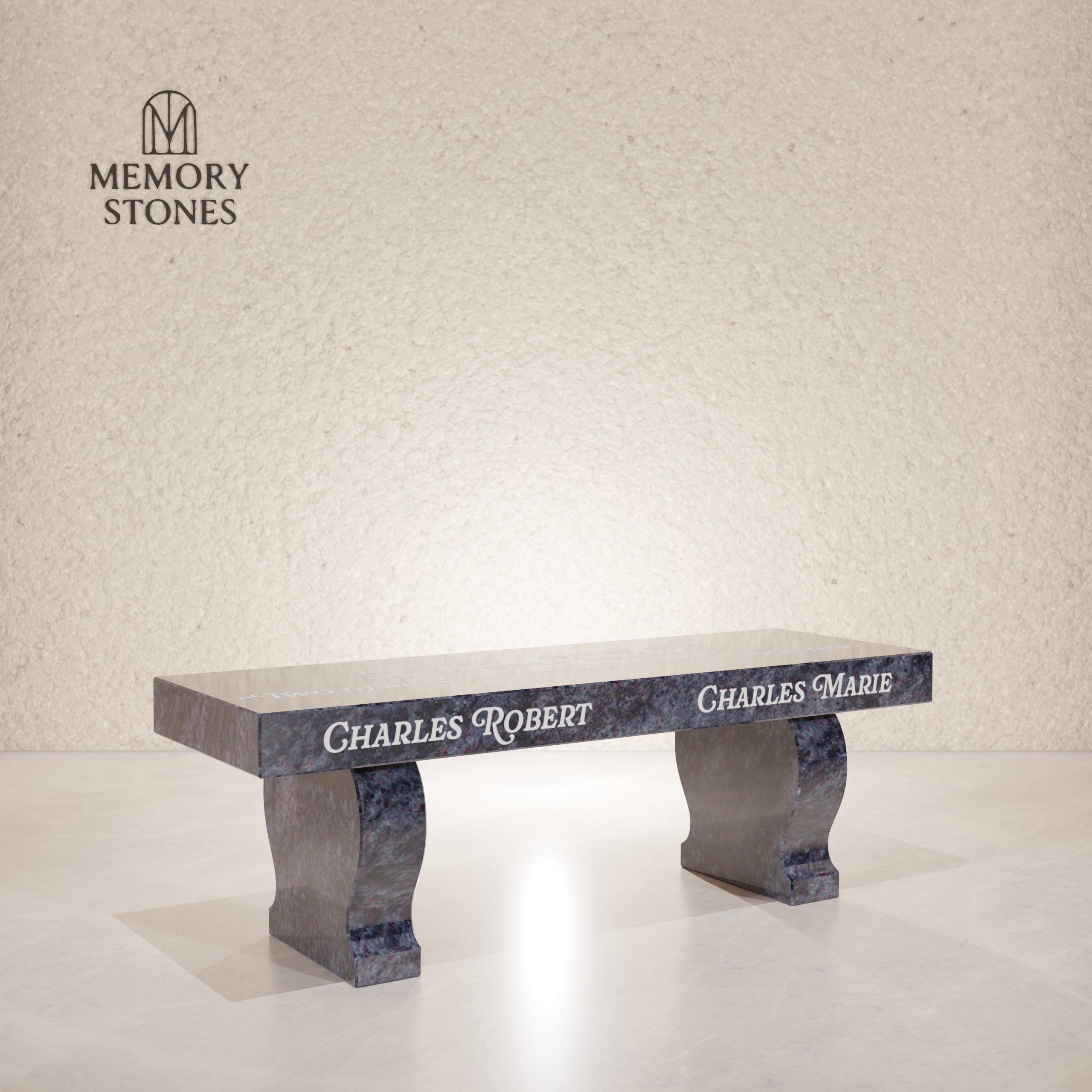 Granite Memorial Bench