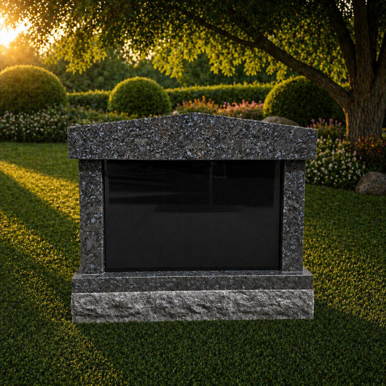 2-Niche Granite Cremation Columbarium