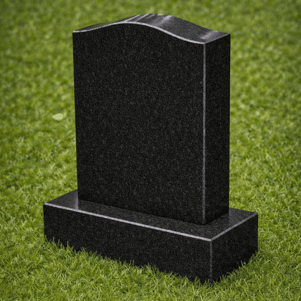 Serpentine Upright Headstone