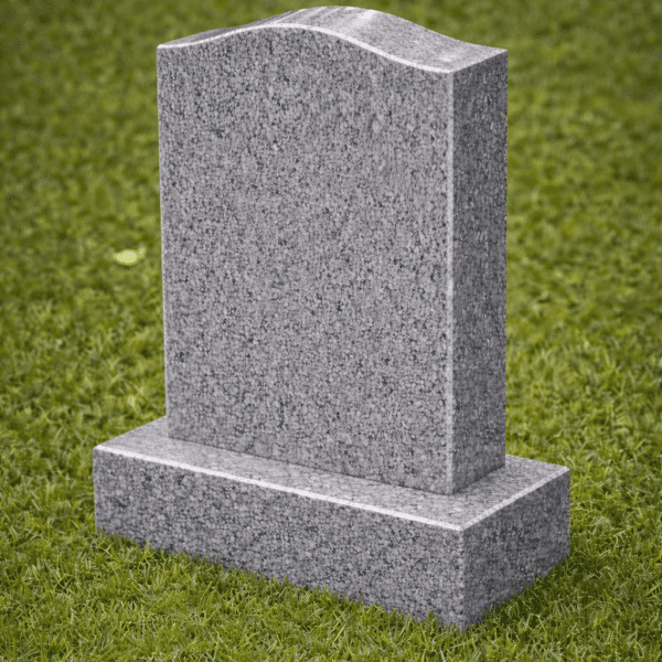 Serpentine Upright Headstone
