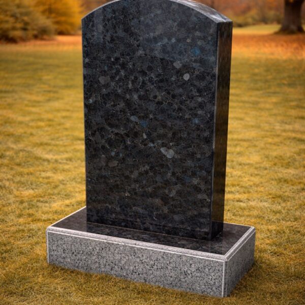 Serpentine Upright Granite Headstone