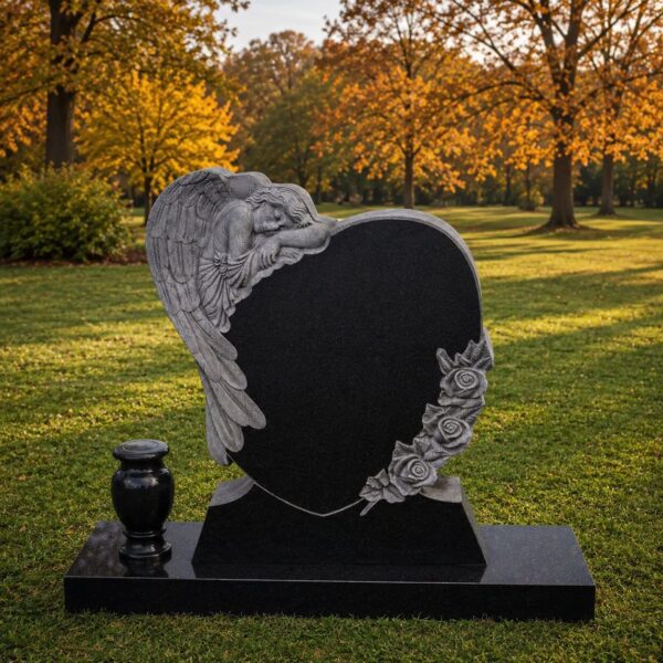 Headstone with Vase