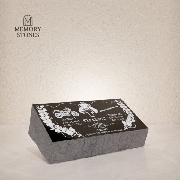 Bevel Granite Headstone