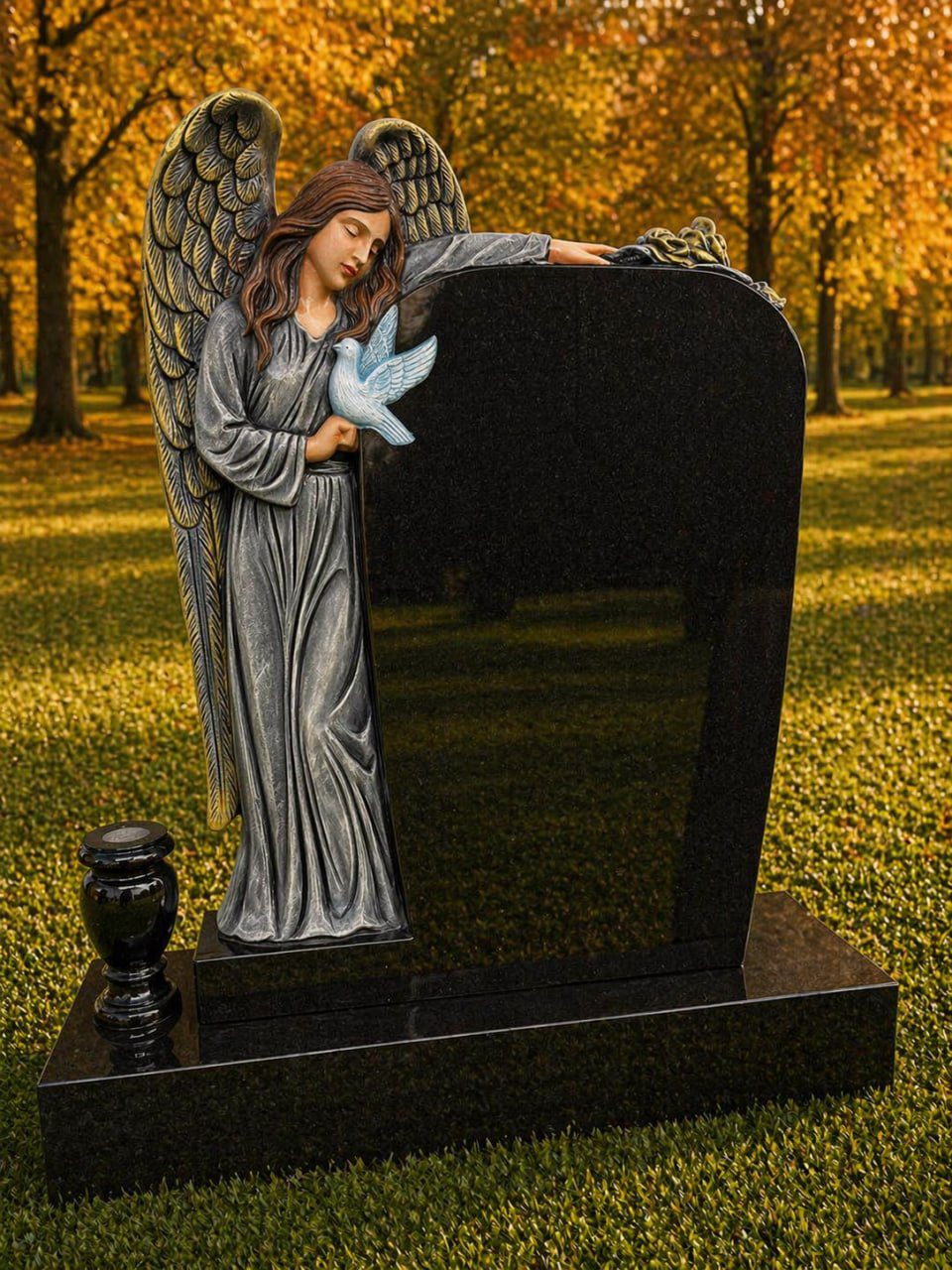 photo_2026-04-24_00-26-02 Angel Upright Headstone with Dove Detail