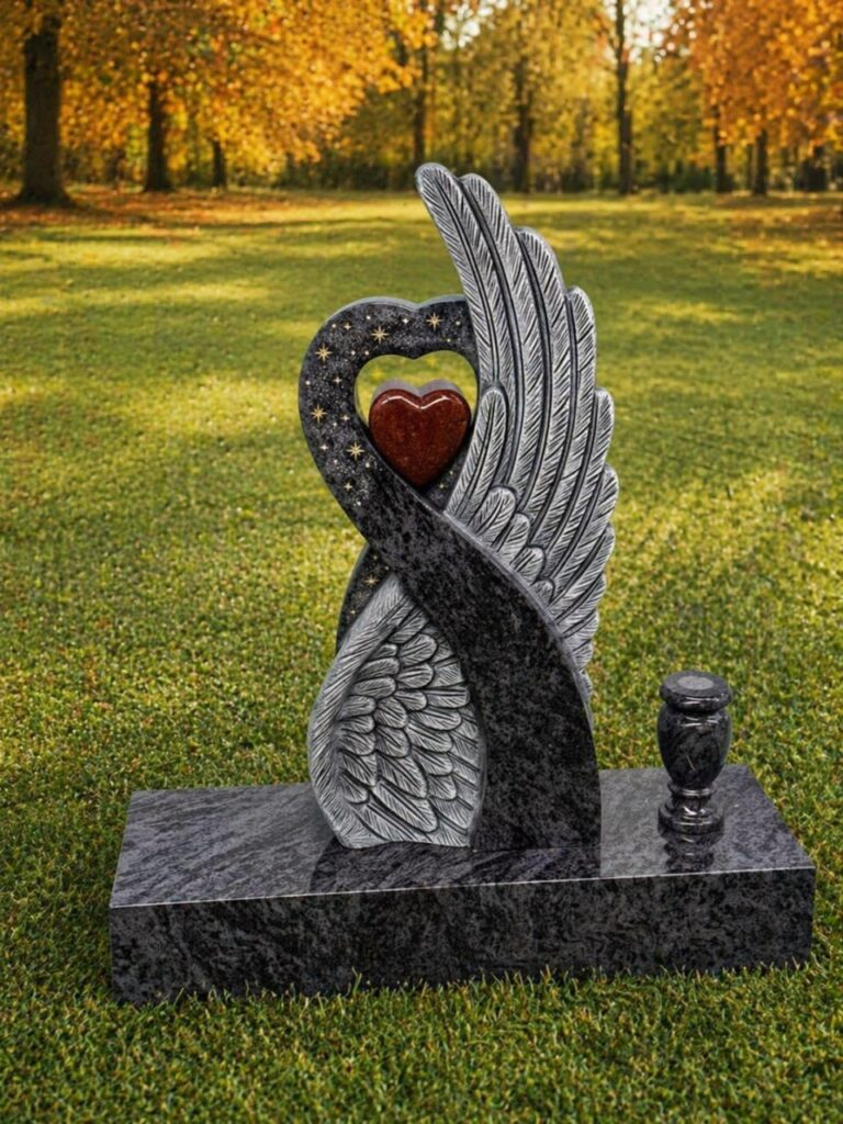 Double Headstones for Husband and Wife and Every Headstone for Two We Carve