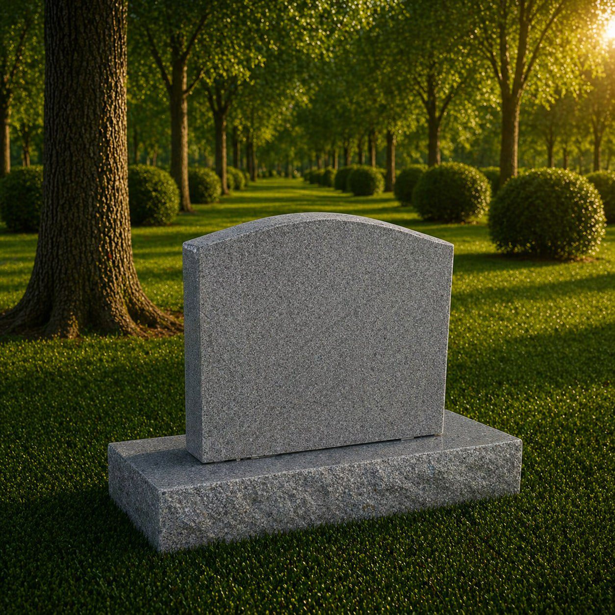 photo_2026-04-28_02-00-02 Serpentine Upright Granite Headstone - Image 1