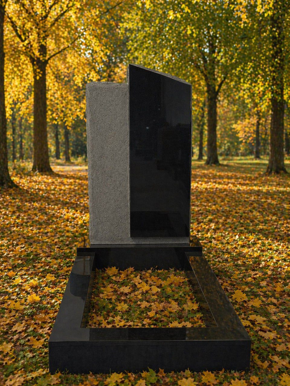photo_2026-04-29_19-39-25 Modern Upright Headstone with Frame Base