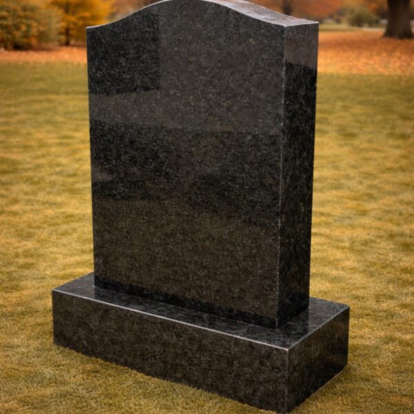 Serpentine Upright Granite Headstone