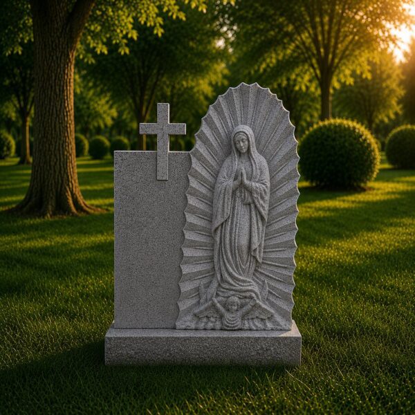 Our Lady of Guadalupe Cross Monument   20 x 3 x 26