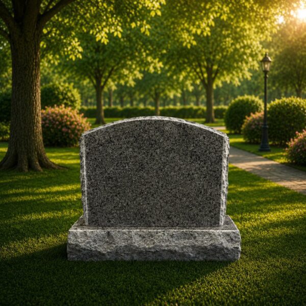 Grey Granite Upright Headstone  26 x 6 x 18