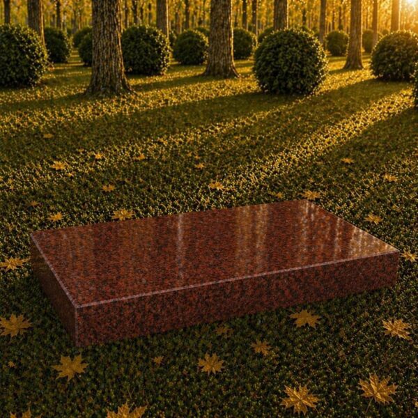 Flat Granite Grave Marker