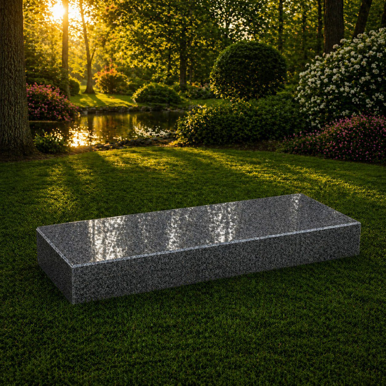 photo_2026-05-01_16-06-24 Companion Flat Granite Grave Marker - Image 1