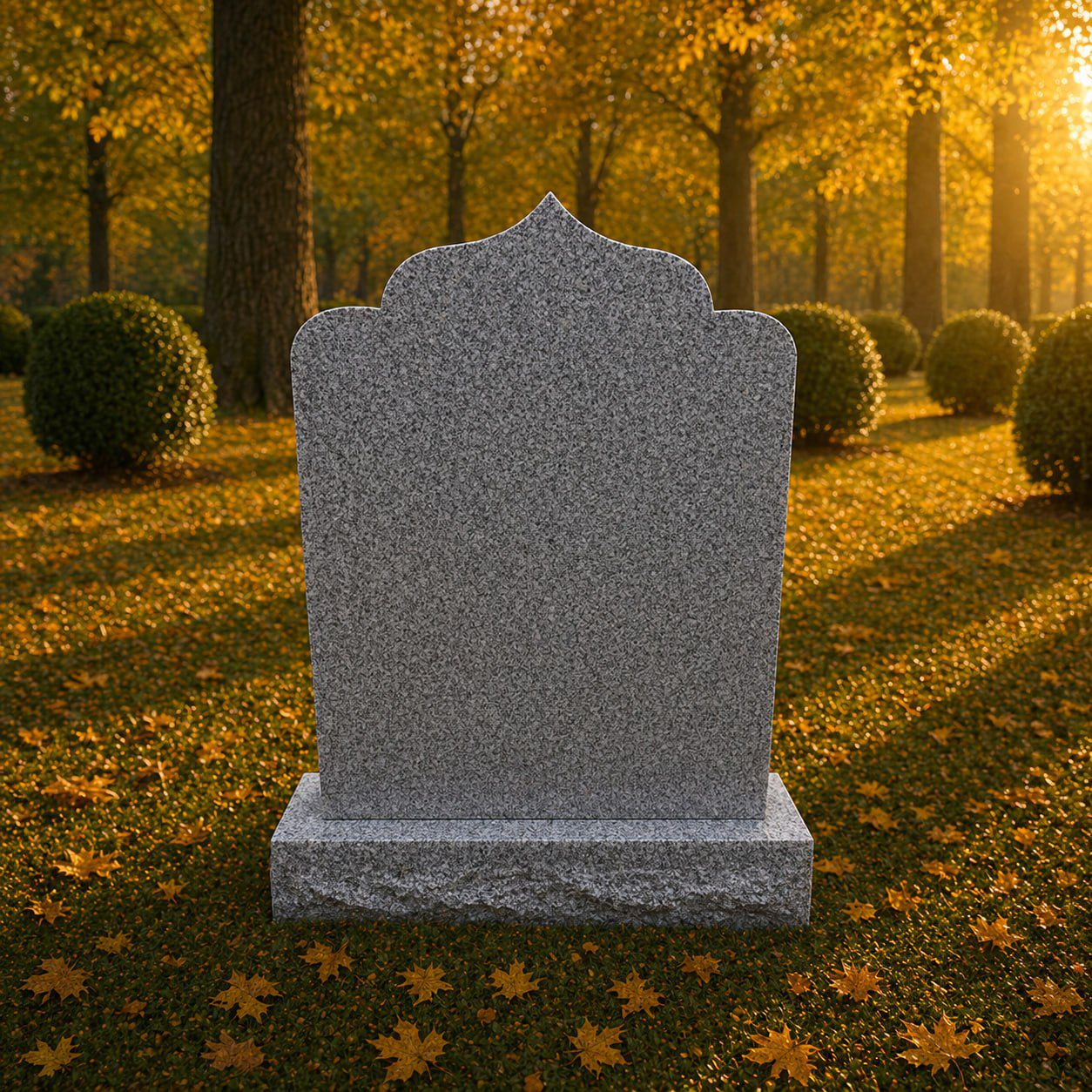photo_2026-05-05_16-37-06 Classic Arched Upright Granite Headstone