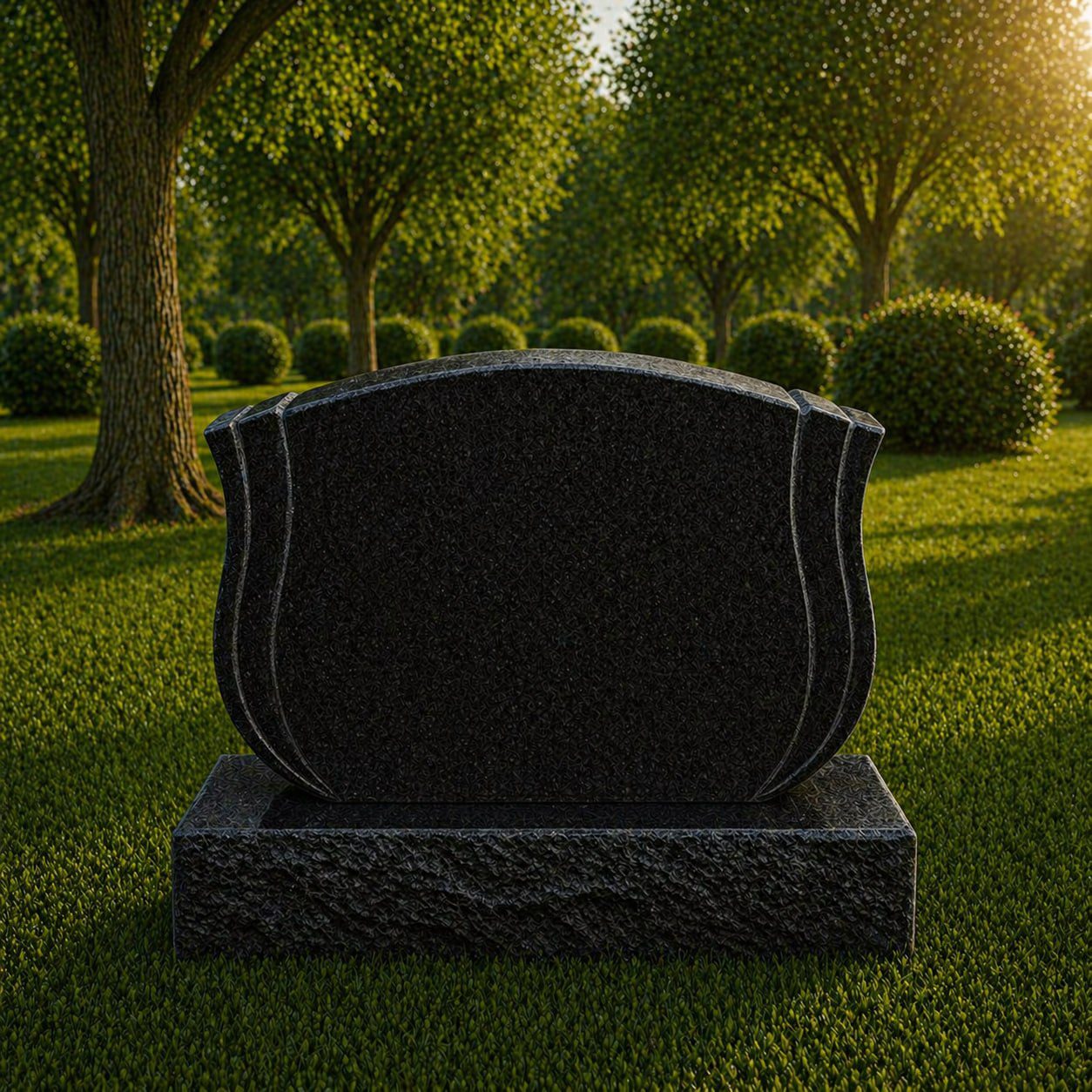 photo_2026-05-05_21-09-46 Companion Upright Granite Headstone - Image 1