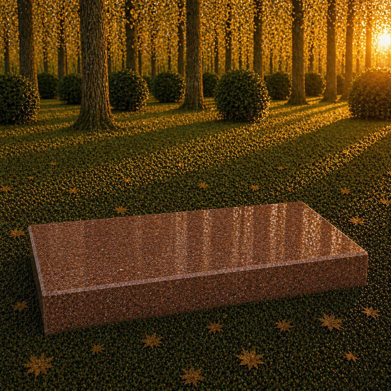 Flat Granite Banco memorial de granito con florero (Copy) (Copy) (Copy) (Copy) (Copy)