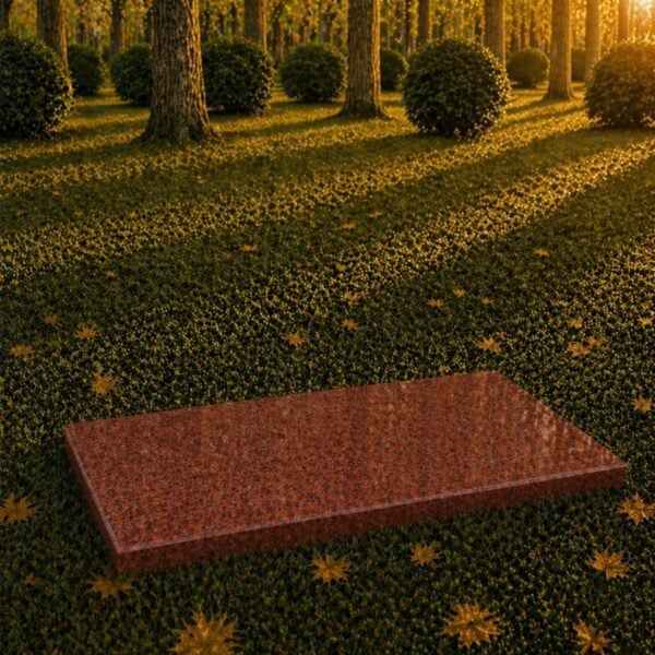 Flat Granite Grave Marker 24 x 12 x 1