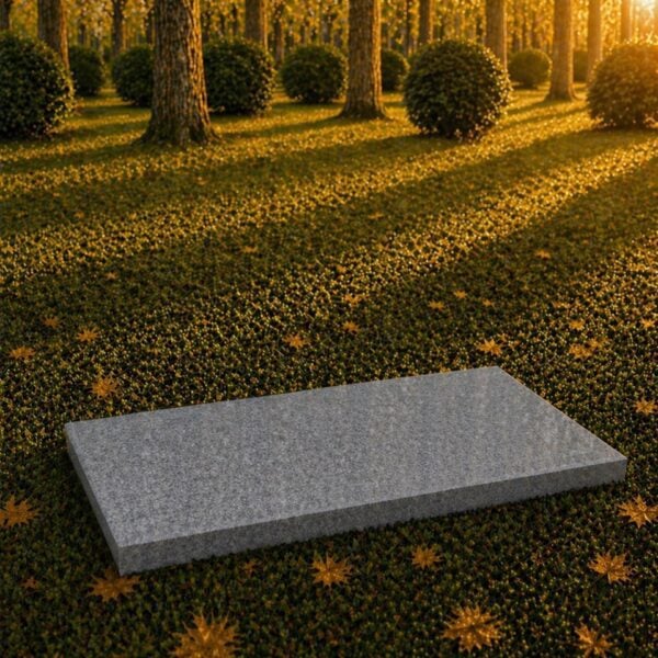 Flat Granite Grave Marker 24 x 12 x 1