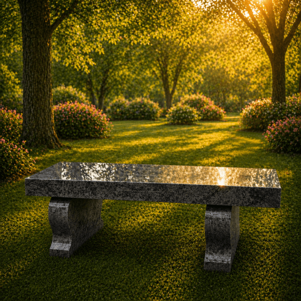 Granite Memorial Bench