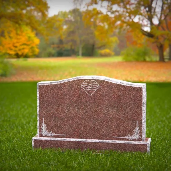 Serpentine  Companion Upright Headstone