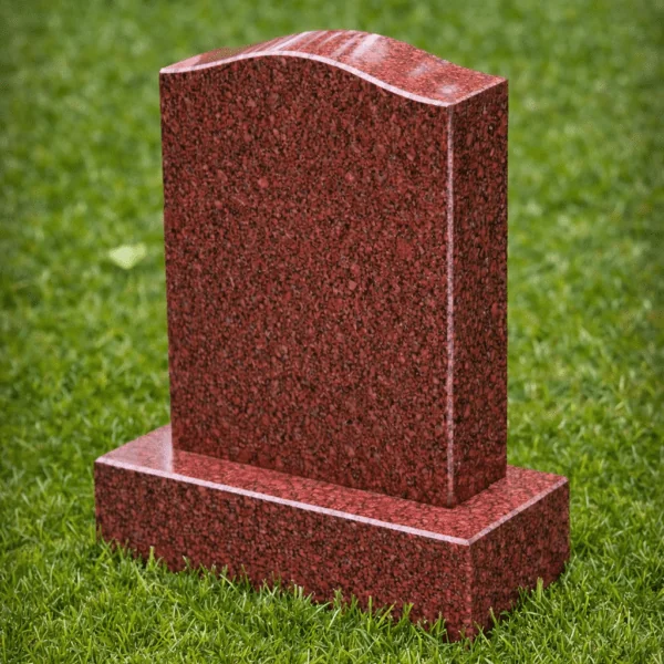 Serpentine Upright Headstone