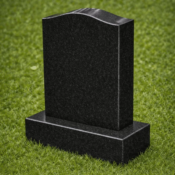 Serpentine Upright Headstone