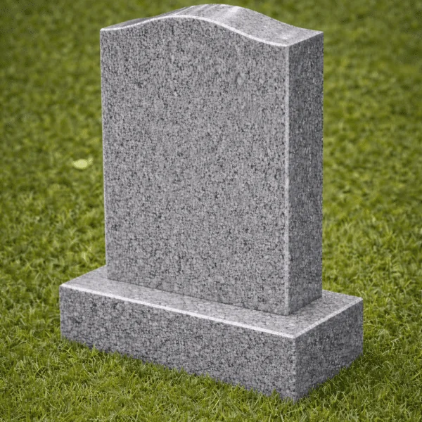 Serpentine Upright Headstone