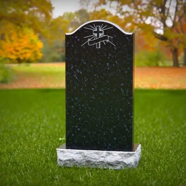 Arched Upright Headstone