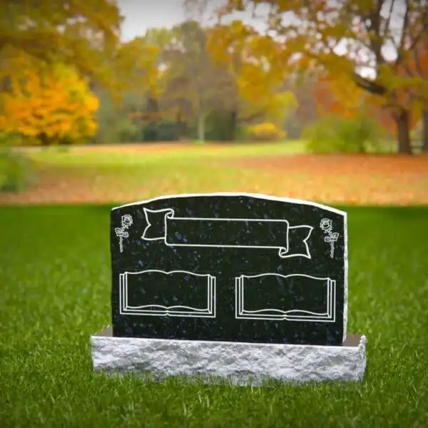 Companion Upright Granite Headstone
