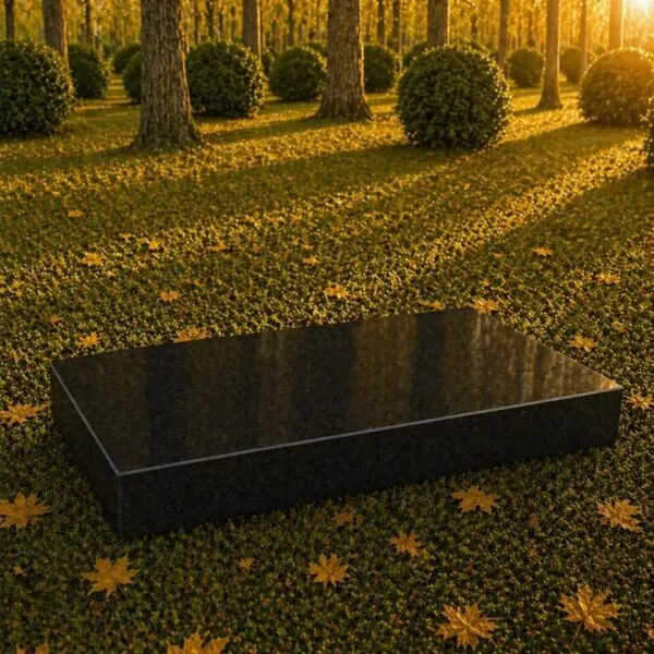Flat Granite Grave Marker