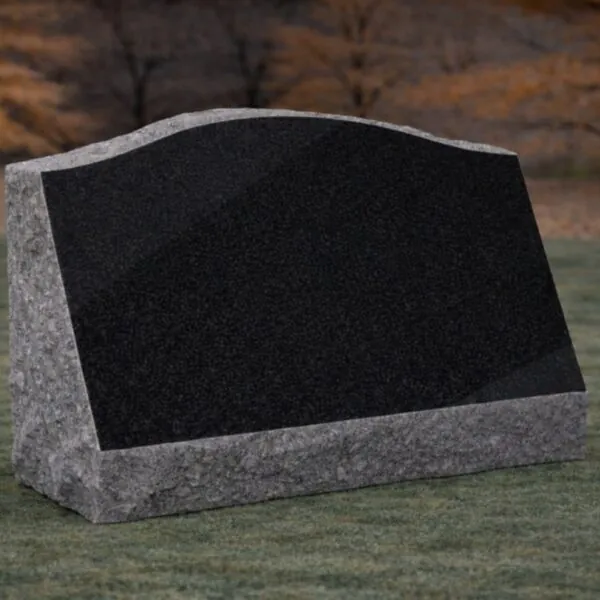 Slant Granite Headstone