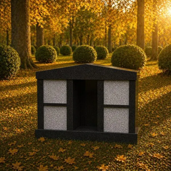 4-Niche Granite Columbarium Monument