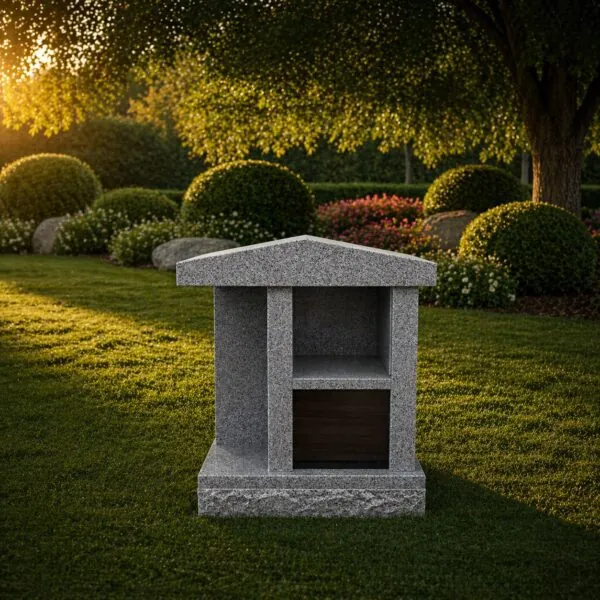 2-Niche Granite Columbarium Monument