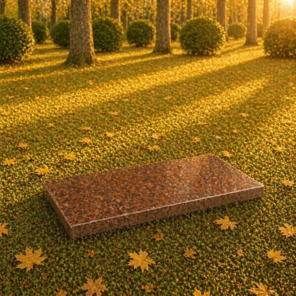Granite Flat Grave Marker