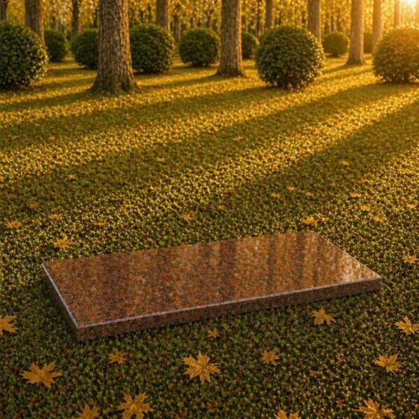 Flat Granite Grave Marker