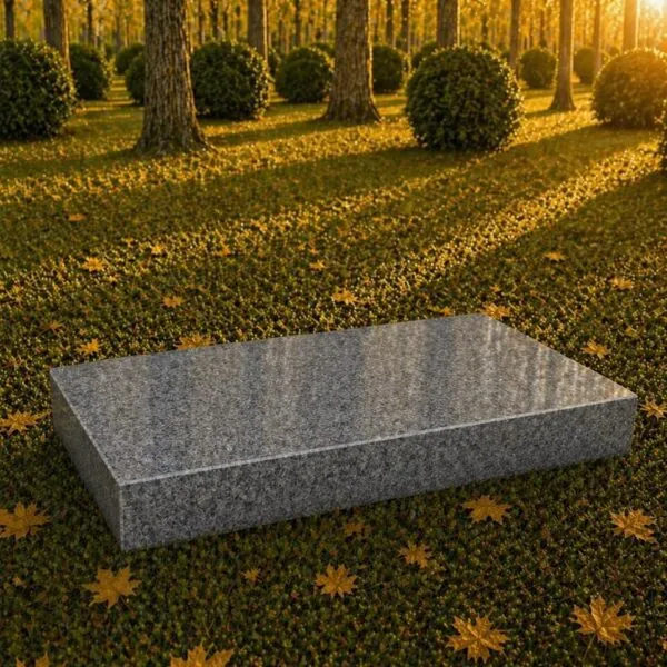 Flat Granite Grave Marker