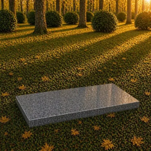 Flat Granite Grave Marker