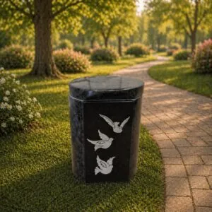 Unique Granite Cremation Headstones for a Country That Changed Its Mind