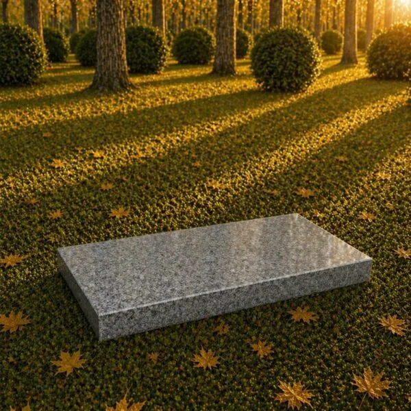 Flat Granite Grave Marker